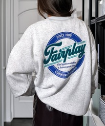 Candlestick（キャンドルスティック）の「袖も映える グラフィック 暖か 裏起毛 スウェット トレーナー 韓国（スウェット・メンズ）」