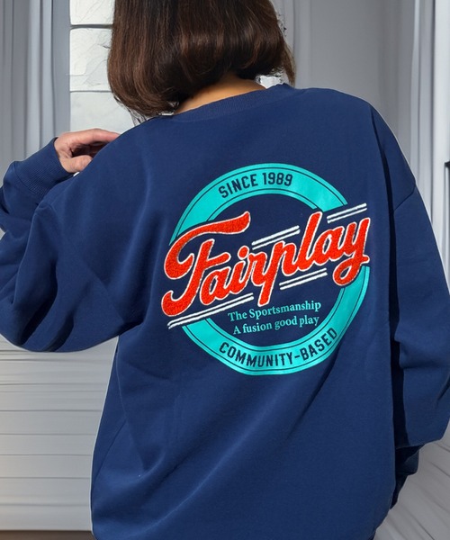 セール】一目惚れ 袖も映える 暖か 裏起毛 スウェット トレーナー 韓国