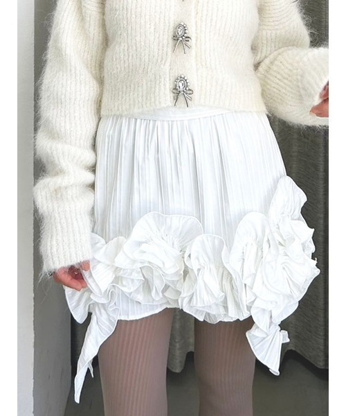 【セール】３Ｄモチーフミニスカート（スカート）｜LILY BROWN（リリーブラウン）