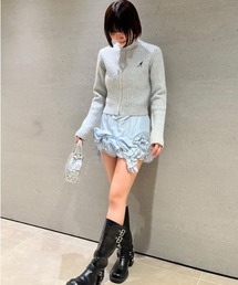 LILY BROWN | ３Ｄモチーフミニスカート(スカート)