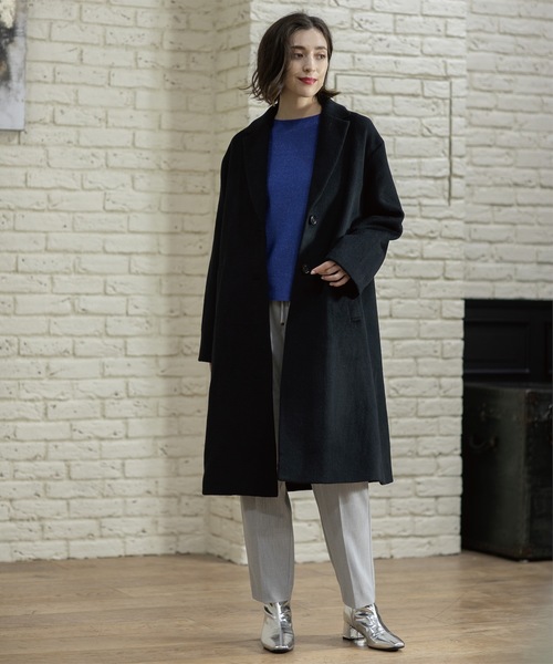 OPAQUE.CLIP（オペークドットクリップ）の「◆≪エマール検証済≫ラメガーターボートネックニット【洗濯機洗い可】（ニット/セーター・レディース・ホワイト系8/ライトグレー系5/チャコール/ブラウン系6/パープル系1/ブルー系その他7・36/38/40/42）」の10枚目の写真