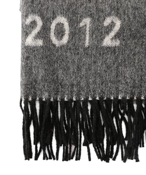 Etudes Studio(エチュードスタジオ)の「Etudes Studio(エチュードスタジオ) LOGO MUFFLER(ストール/ショール・メンズ・ブラック・フリー)」の2枚目の写真