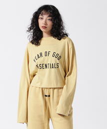 FOG ESSENTIALS | Fear of God ESSENTIALS/FOG エッセンシャルズ/TRI-BLEND CROPPED LONGSLEEVE(Tシャツ/カットソー)