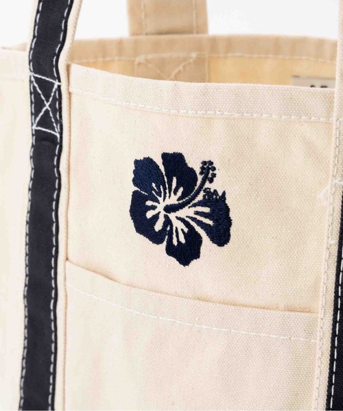 SEA（シー）の「ハイビスカス スーベニアトートS（トートバッグ・レディース・ブラック/レッド/ネイビー・ONE SIZE）」の9枚目の写真