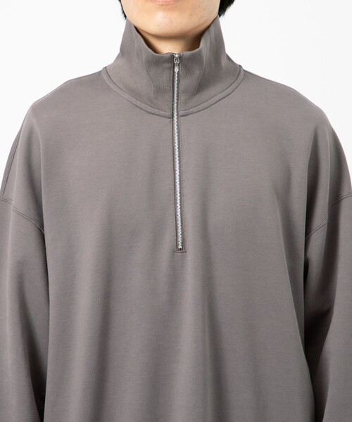 KANEMASA PHIL.】36G Super Fine Gauge Half Zip Pullover（スウェット