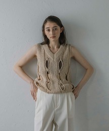 MINERTE | 【ANDSEARCH】ノースリーブニット(ニット/セーター)