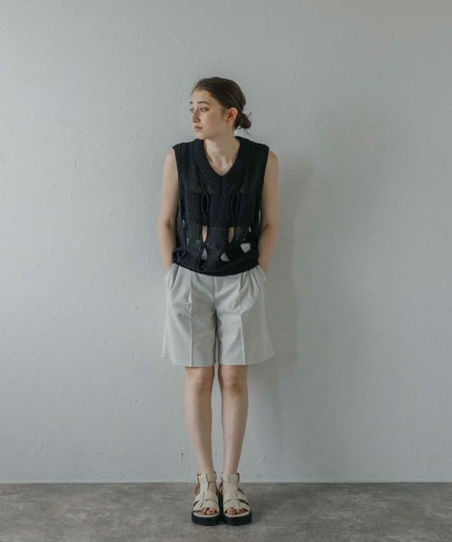 MINERTE（ミネルテ）の「【ANDSEARCH】ノースリーブニット（ニット/セーター・レディース・アイボリー・FREE）」の7枚目の写真