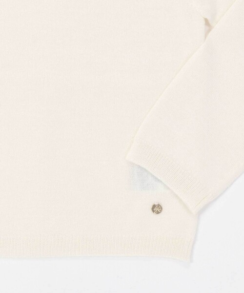 Tartine et Chocolat（タルティーヌエショコラ）の「襟パールビジュー付きセーター(100~140cm)（ニット/セーター・キッズ・オフホワイト/グレー・120cm/110cm/100cm/140cm/130cm）」の10枚目の写真