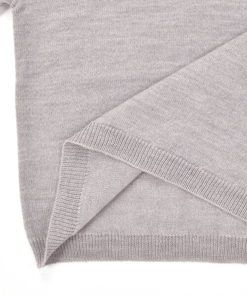 Tartine et Chocolat（タルティーヌエショコラ）の「襟パールビジュー付きセーター(100~140cm)（ニット/セーター・キッズ・オフホワイト/グレー・120cm/110cm/100cm/140cm/130cm）」の16枚目の写真