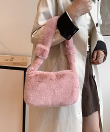 フェイクファーショルダーバッグ