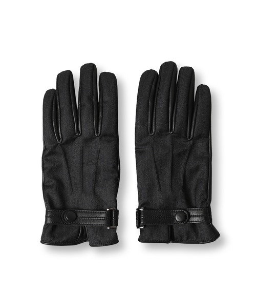 【セール】リアルレザーコンビグローブ＜スマートフォン操作可能＞（手袋）｜MEN'S BIGI（メンズビギ）