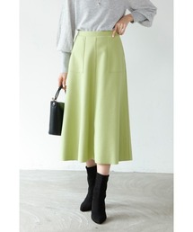 M.deux | ［メルトンダブルポケットフレアスカート］(スカート)