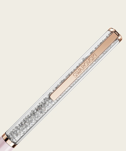 【公式】【スワロフスキー】Crystalline Silk ボールペン ピンク, ピンクラッカー、ローズゴールドトーン・プレーティング（ペン類）｜SWAROVSKI（スワロフスキー）