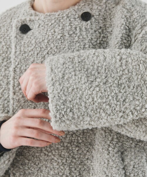 ※最終値下げ 明日までの出品 GALERIEVIE ショートノーカラーコート 最終値下げ 明日までの出品 GALERIEVIE ショートノーカラーコート