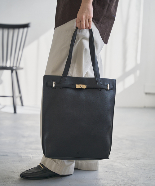 &MyuQ(アンドミューク)の「&MyuQ /アンドミューク AGLAIA TOTE(トートバッグ・レディース・ブラック/ブラウン・FREE)」の4枚目の写真