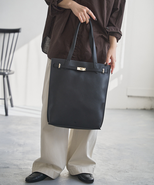 &MyuQ(アンドミューク)の「&MyuQ /アンドミューク AGLAIA TOTE(トートバッグ・レディース・ブラック/ブラウン・FREE)」の5枚目の写真