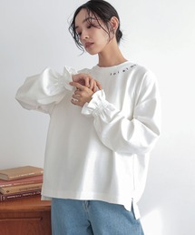 n'OrLABEL | 『キャンディスリーブロゴカットソー』(Tシャツ/カットソー)