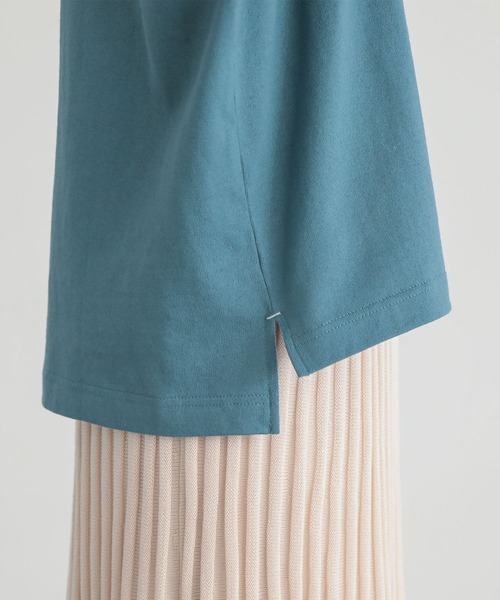 n'OrLABEL（ノアールレーベル）の「『キャンディスリーブロゴカットソー』（Tシャツ/カットソー・レディース・ネイビー/オフホワイト/グリーン・FREE）」の22枚目の写真