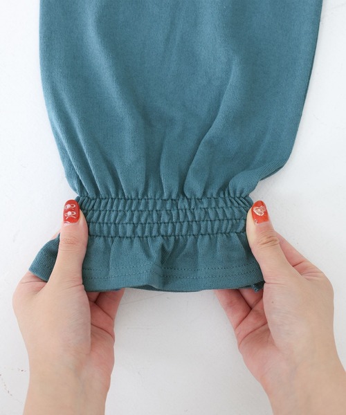 n'OrLABEL（ノアールレーベル）の「『キャンディスリーブロゴカットソー』（Tシャツ/カットソー・レディース・ネイビー/オフホワイト/グリーン・FREE）」の18枚目の写真