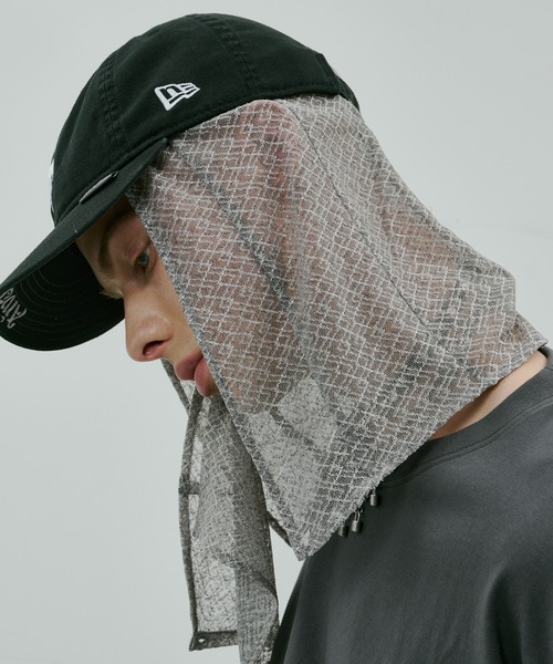 AIVER（アイバー）の「AIVER　レースサンシェード（キャップ・メンズ・シルバーグレー/ブラック・FREE）」の2枚目の写真