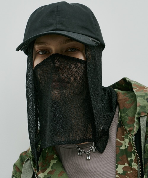 AIVER（アイバー）の「AIVER　レースサンシェード（キャップ・メンズ・シルバーグレー/ブラック・FREE）」の3枚目の写真