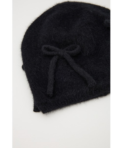 SLY(スライ)の「RIBBON SHAGGY BEANIE リボン シャギー ビーニー(ニットキャップ/ビーニー・レディース・アイボリー/ブラック・FREE)」の13枚目の写真