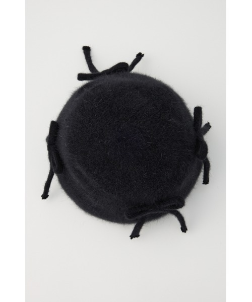 SLY(スライ)の「RIBBON SHAGGY BEANIE リボン シャギー ビーニー(ニットキャップ/ビーニー・レディース・アイボリー/ブラック・FREE)」の17枚目の写真
