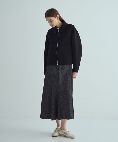 THE TOKYO(ザトウキョウ)の「【THE TOKYO/ザトウキョウ】CASHMERE REVERSIBLE SHORT BLOUSON/カシミヤリバーシブルショートブルゾン(その他アウター・レディース・ブラック/グレー・44/40)」の5枚目の写真