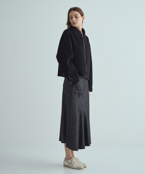 THE TOKYO(ザトウキョウ)の「【THE TOKYO/ザトウキョウ】CASHMERE REVERSIBLE SHORT BLOUSON/カシミヤリバーシブルショートブルゾン(その他アウター・レディース・ブラック/グレー・44/40)」の6枚目の写真