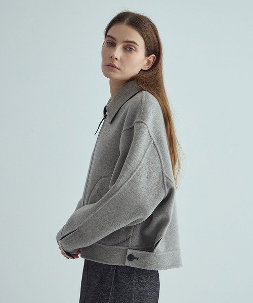 THE TOKYO/ザトウキョウ】CASHMERE REVERSIBLE SHORT BLOUSON/カシミヤ