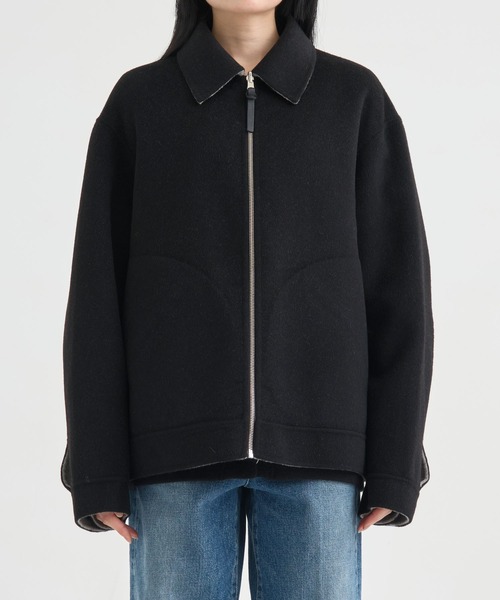 THE TOKYO/ザトウキョウ】CASHMERE REVERSIBLE SHORT BLOUSON/カシミヤ