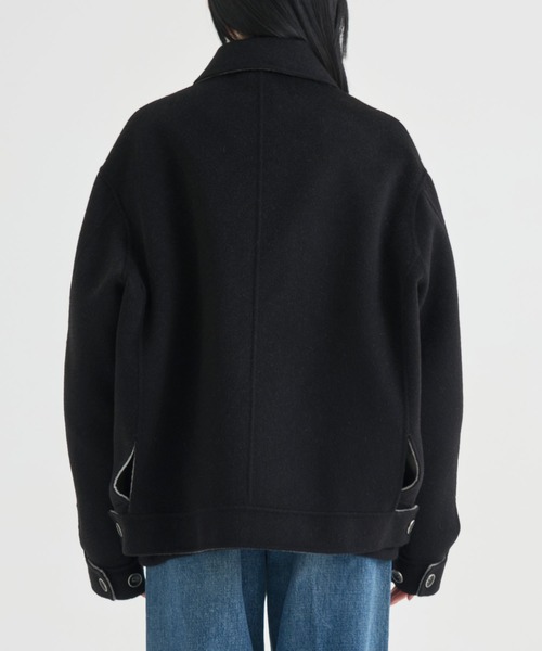 THE TOKYO(ザトウキョウ)の「【THE TOKYO/ザトウキョウ】CASHMERE REVERSIBLE SHORT BLOUSON/カシミヤリバーシブルショートブルゾン(その他アウター・レディース・ブラック/グレー・44/40)」の16枚目の写真
