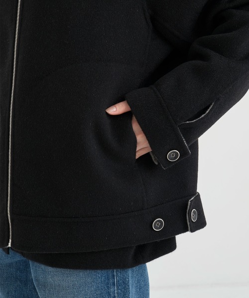 THE TOKYO(ザトウキョウ)の「【THE TOKYO/ザトウキョウ】CASHMERE REVERSIBLE SHORT BLOUSON/カシミヤリバーシブルショートブルゾン(その他アウター・レディース・ブラック/グレー・44/40)」の18枚目の写真
