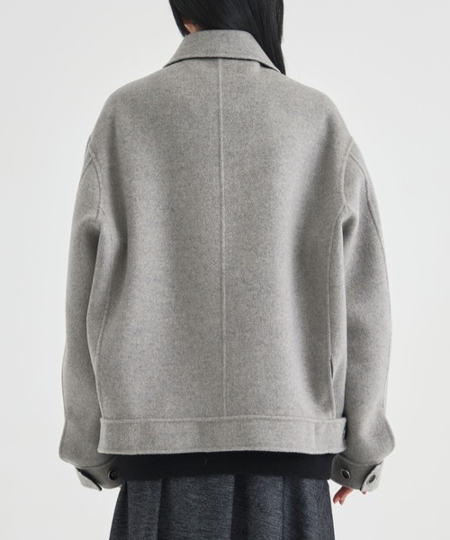 THE TOKYO/ザトウキョウ】CASHMERE REVERSIBLE SHORT BLOUSON/カシミヤ