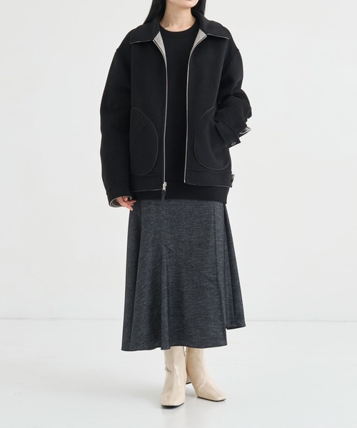 THE TOKYO/ザトウキョウ】CASHMERE REVERSIBLE SHORT BLOUSON/カシミヤ