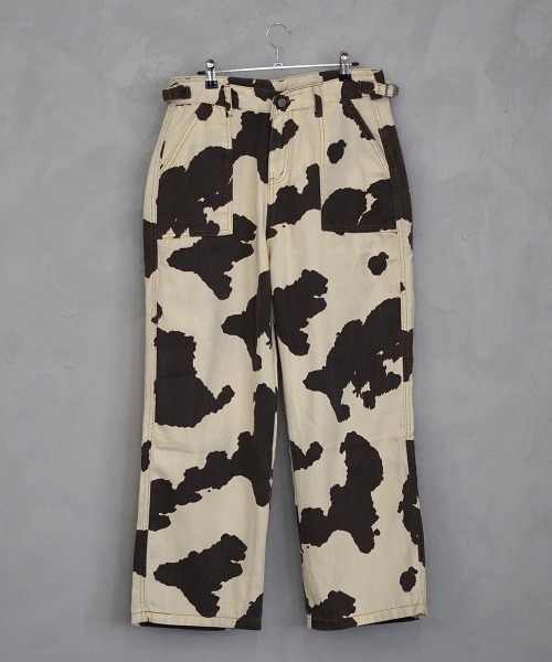 【セール】animal pattern wide baker pants / アニマルパターンワイドベイカーパンツ（その他パンツ）｜Shoowtime（ショウタイム）