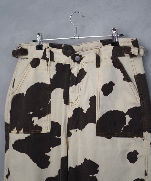 【セール】animal pattern wide baker pants / アニマルパターンワイドベイカーパンツ（その他パンツ）｜Shoowtime（ショウタイム）