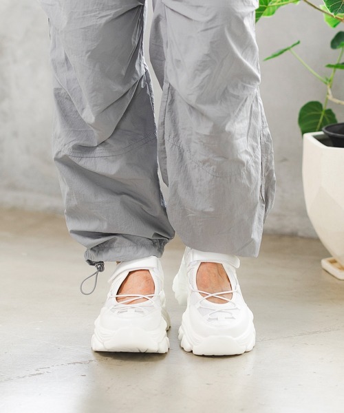 attagirl（アタガール）の「ベルトコードスニーカー（スニーカー・レディース・シルバー/ブラック/ホワイト・S/M/L/LL/3L）」の22枚目の写真