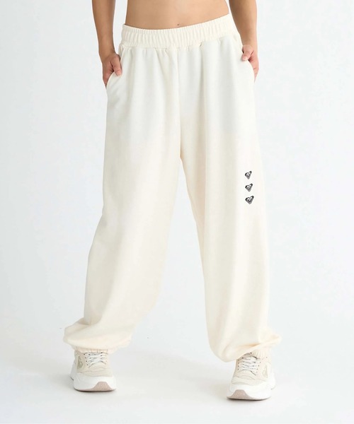 TRIPLE CHAKRA PANTS/ロキシーワンポイントロゴワイドスウェットパンツ（スウェットパンツ）｜ROXY（ロキシー）
