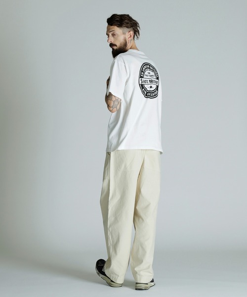Schott(ショット)の「Schott/ショット/T-SHIRT OVAL LOGO/Tシャツ オーバルロゴ(Tシャツ/カットソー・メンズ・ブラック/ホワイト/ネイビー・2XL/XL/L/M)」の15枚目の写真