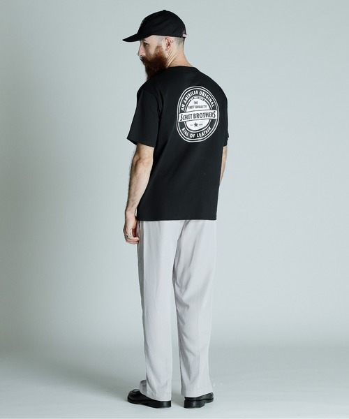 Schott(ショット)の「Schott/ショット/T-SHIRT OVAL LOGO/Tシャツ オーバルロゴ(Tシャツ/カットソー・メンズ・ブラック/ホワイト/ネイビー・2XL/XL/L/M)」の17枚目の写真