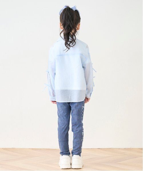 mezzo piano(メゾピアノ)の「転写レギパン(レギンス/スパッツ・キッズ・ネイビー・120cm/90cm/100cm/110cm/130cm/140cm)」の10枚目の写真