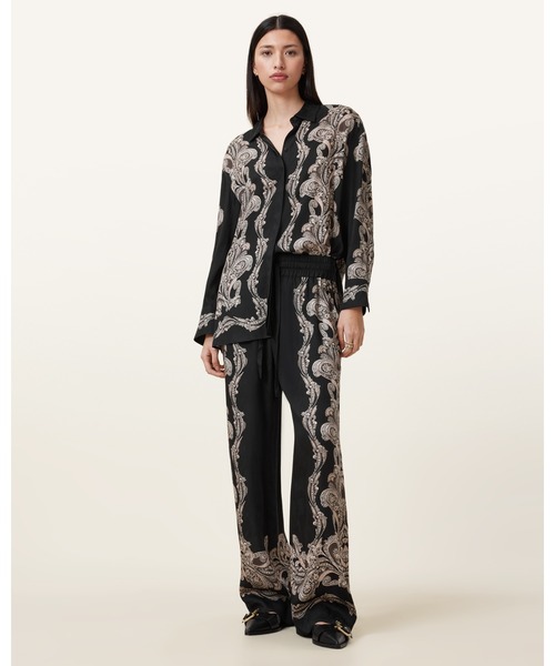 ブラウス シャツ BERNIE PRINTED RELAXED FIT SHIRT | BERNIE プリント リラックス フィット シャツ レディー セール】BERNIE PRINTED RELAXED FIT SHIRT | BERNIE プリント