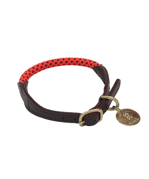 POST GENERAL（ポストジェネラル）の「ドッグスフォーピース / DOGS FOR PEACE クライミングロープカラー（リード/ハーネス/首輪・レディース・ブラック/カーキ/グレー/オレンジ・M）」の4枚目の写真
