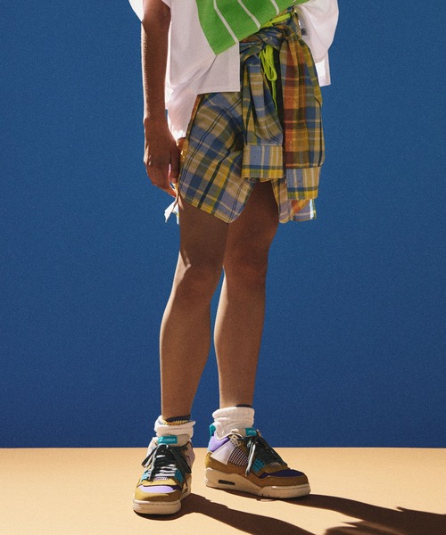 FACETASM（ファセッタズム）の「FACETASM/ファセッタズム RIB SOCKS 靴下（ソックス/靴下・メンズ・ホワイト×グレー・00）」の3枚目の写真