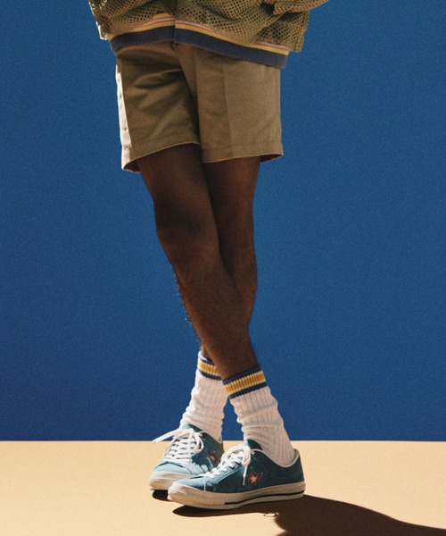 FACETASM（ファセッタズム）の「FACETASM/ファセッタズム RIB SOCKS 靴下（ソックス/靴下・メンズ・ホワイト×グレー・00）」の5枚目の写真