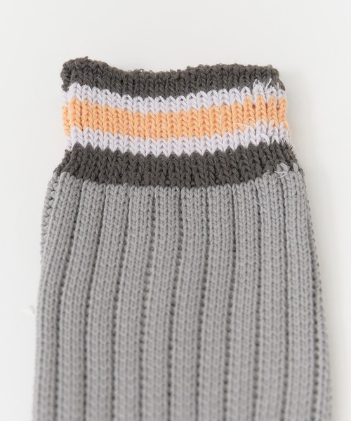 FACETASM（ファセッタズム）の「FACETASM/ファセッタズム RIB SOCKS 靴下（ソックス/靴下・メンズ・ホワイト×グレー・00）」の9枚目の写真