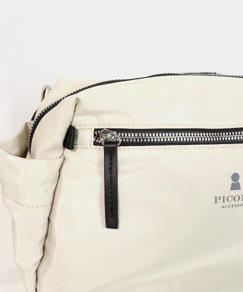 STUDIO PICONE(スタジオピッコーネ)の「ボックス型ショルダーバッグ(ショルダーバッグ・レディース・ベージュ/キャメル/ブラック/カーキ・FREE)」の7枚目の写真