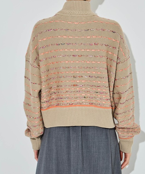 グラデーションZIPニット（ニット/セーター）｜PUBLIC TOKYO