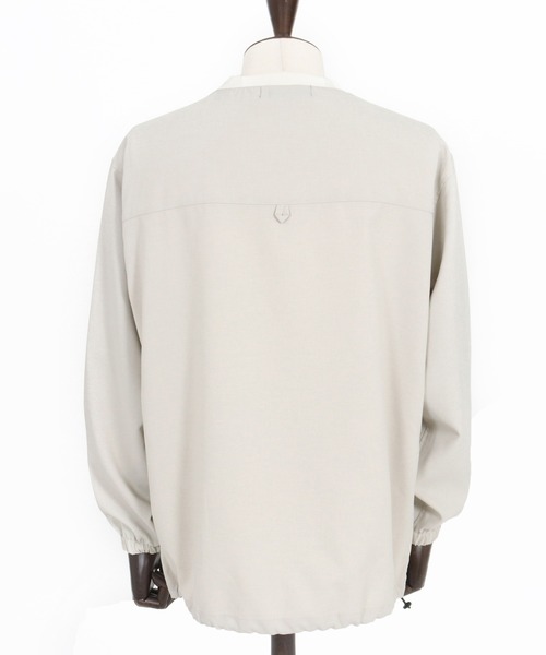 CAMBIO(カンビオ)の「mlt5085- シックアンドシン布帛ロンT(Tシャツ/カットソー・メンズ・アイボリー/チャコール・M/L/XL)」の18枚目の写真